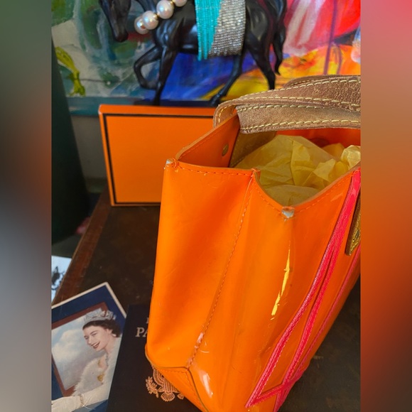 Ultra RARE LOUIS VUITTON Robert Wilson Neon Vernis Purse Tote Shoulder Bag 02 - Picture 10 of 13